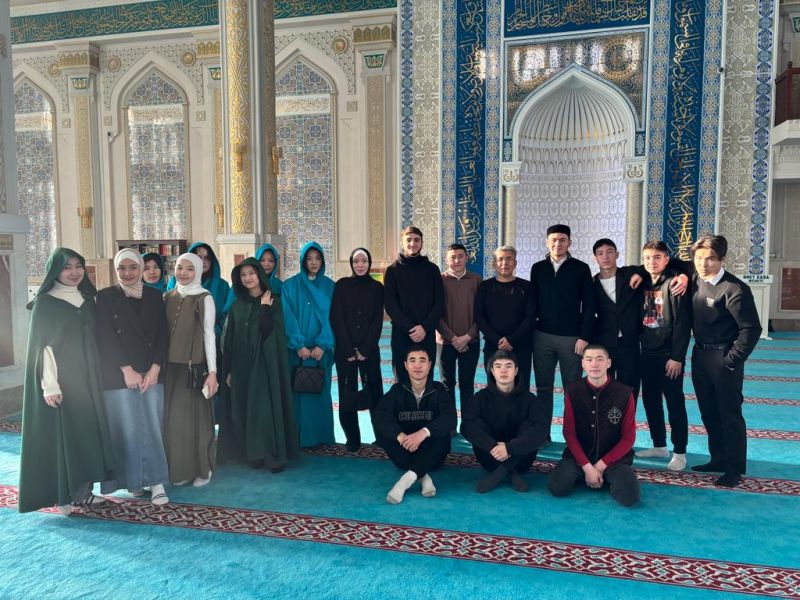 Студенттер «Әнет баба» мешітін зиярат етті