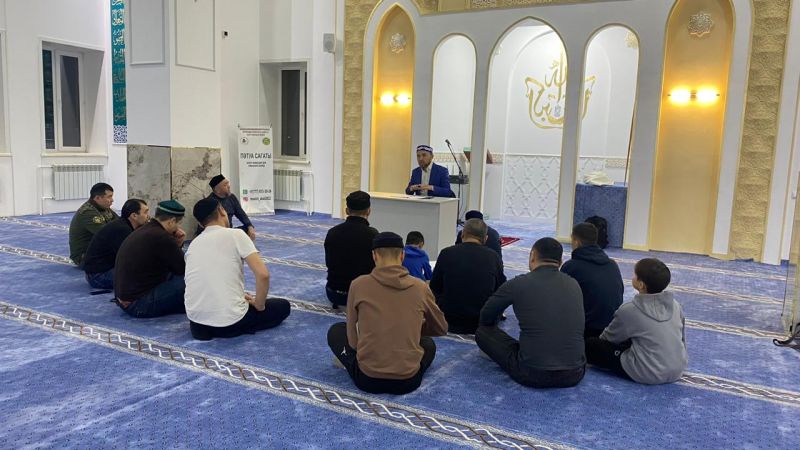 Абайда имандылық дәрісі өтуде