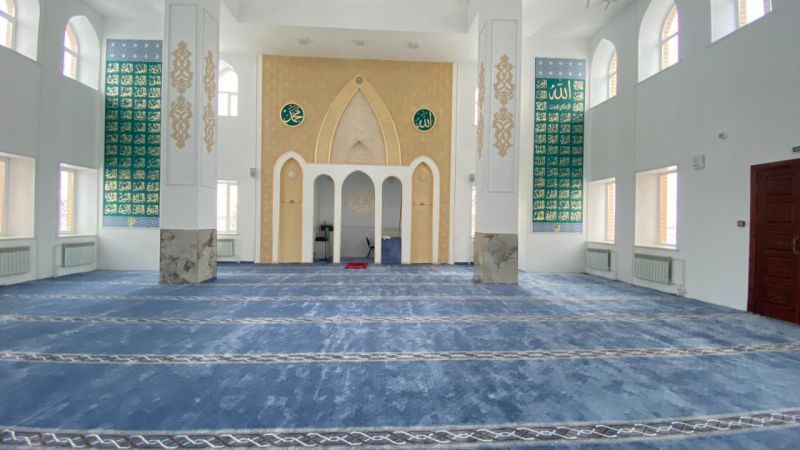 Абай аудандық мешітінің кілемдері жаңартылды