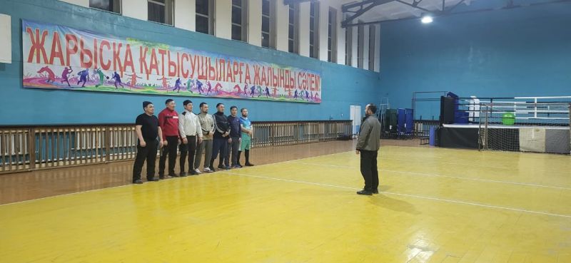 Ағадыр кенті жамағаты  футбол алаңында бас қосты