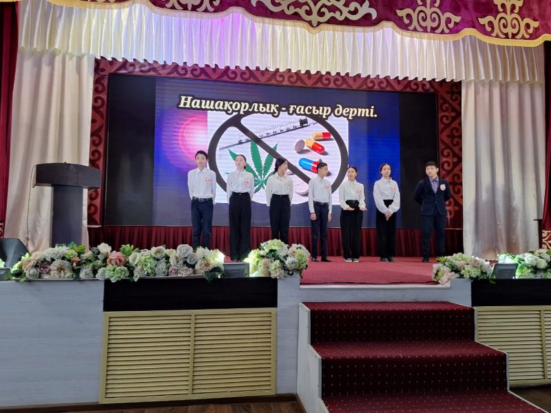 Шет ауданында «Нашақорлық-ғасыр дерті» атты насихат жүргізілді      