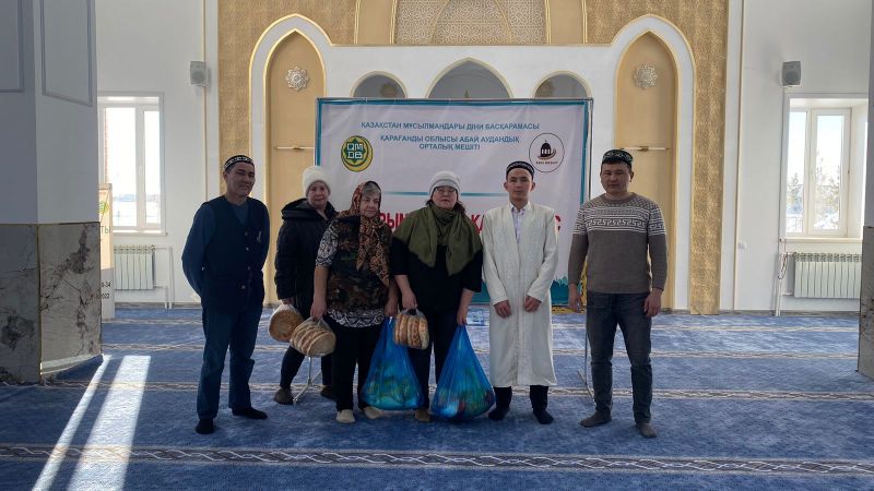 Абай ауданында қайырымдылық шарады өтті