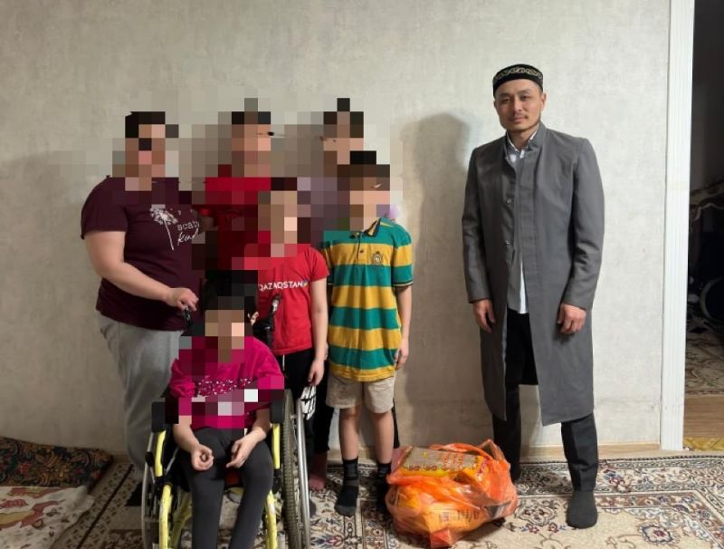 «Әл Машани» мешітінде кезекті қайырымдылық өтті