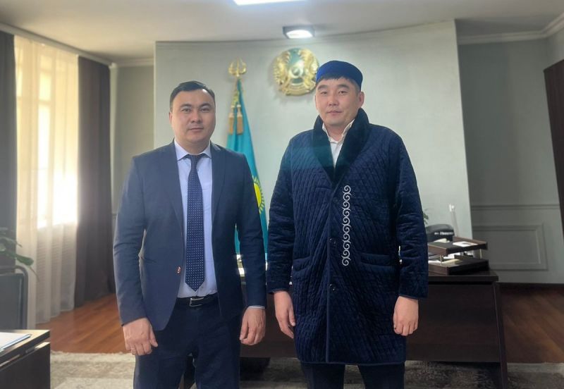 Қарқаралы ауданының имамы аймақ әкімімен кездесті