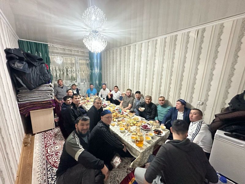 Жамағат жаңа имамның құрметіне ерулік берді