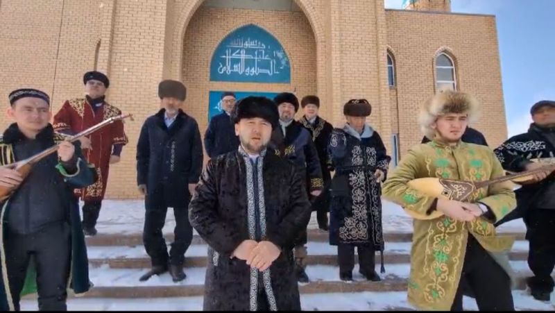 Абай ауданы жарапазан эстафетасын Бұқар Жырау ауданына жолдады