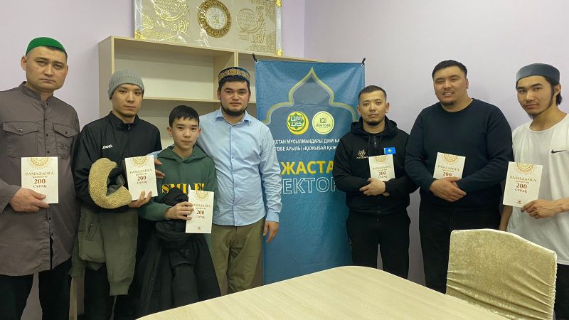 Үштөбе ауылының жастары бас қосты