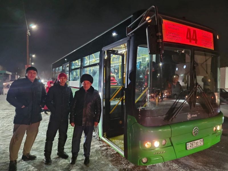 «Бала қажы» мешітінде «Тегін қоғамдық көлік» жобасы жүзеге асты