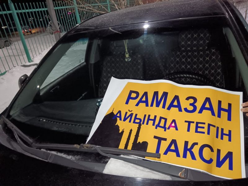 Абайда «Тегін такси» жобасы тұрақты жалғасуда