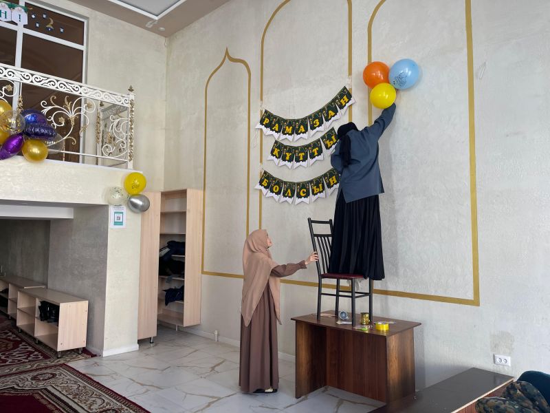 Ұлық мейрам құрметіне  «Жақып Ақбай» мешіті әрленді 