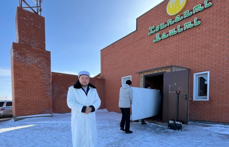 Көкпекті ауылдық мешітінде күрделі жөндеу жұмыстары басталды