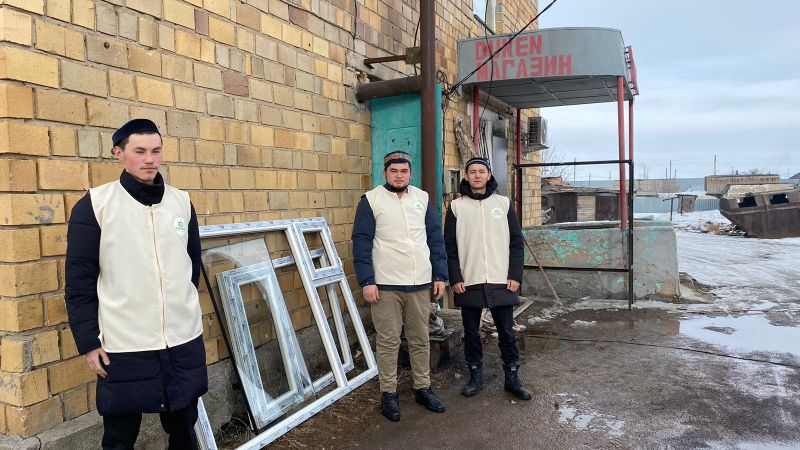 Өртке оранған дүкенге көмек көрсетілді