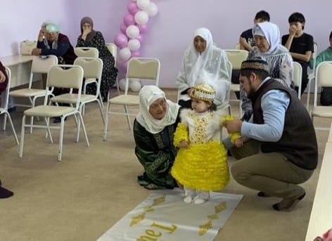 «Қажыбай қажы» мешітінде тұсау кесу рәсімі өтті