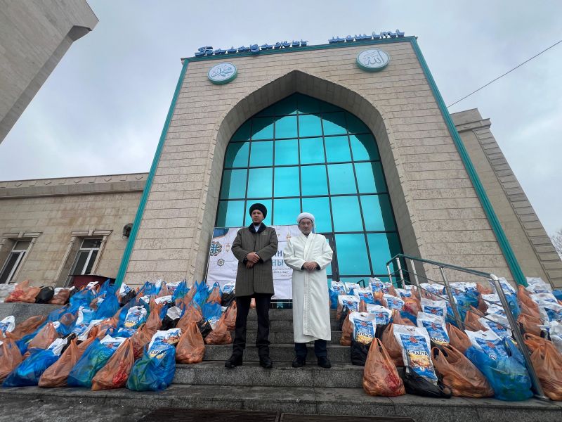  «Бала қажы» мешітінде  «Рамазан қоржыны» үлестірілді