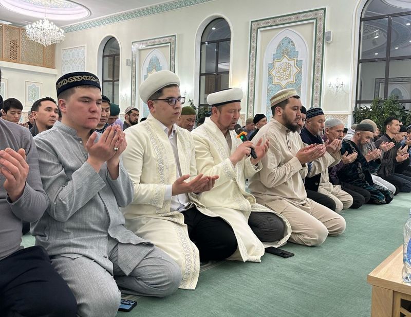 «Төлеутай ата» мешітінде бабалар рухына Құран хатым дұғасы жасалды
