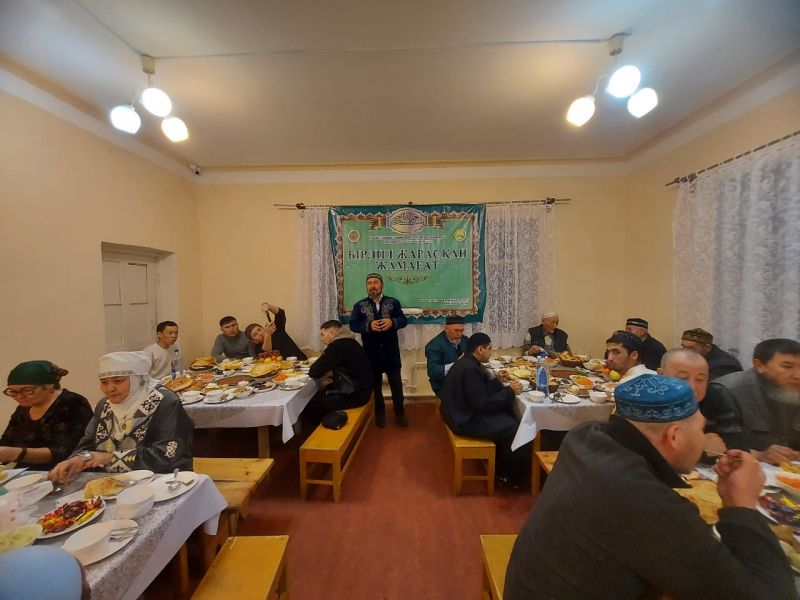«Жұмабек Тәшен» мешіті жамағатына ауызашар берілді