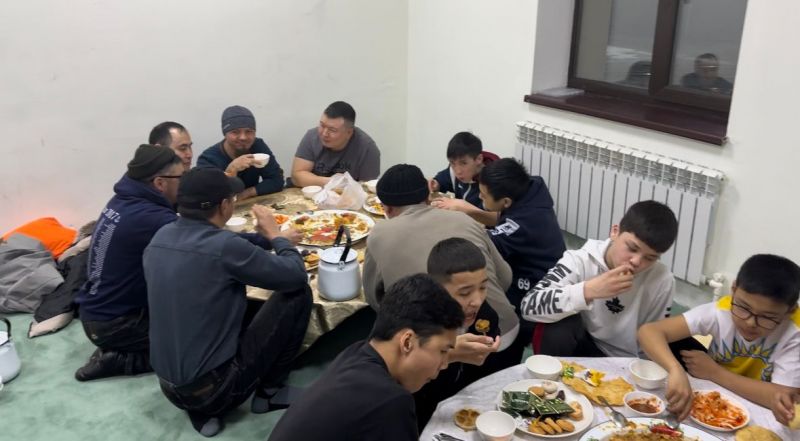 «Төлеутай ата» мешітінде ауызашар кештері жалғасуда