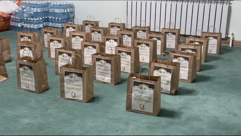 «Төлеутай ата» мешітінде «Ауызашар қоржыны» үлестірілді