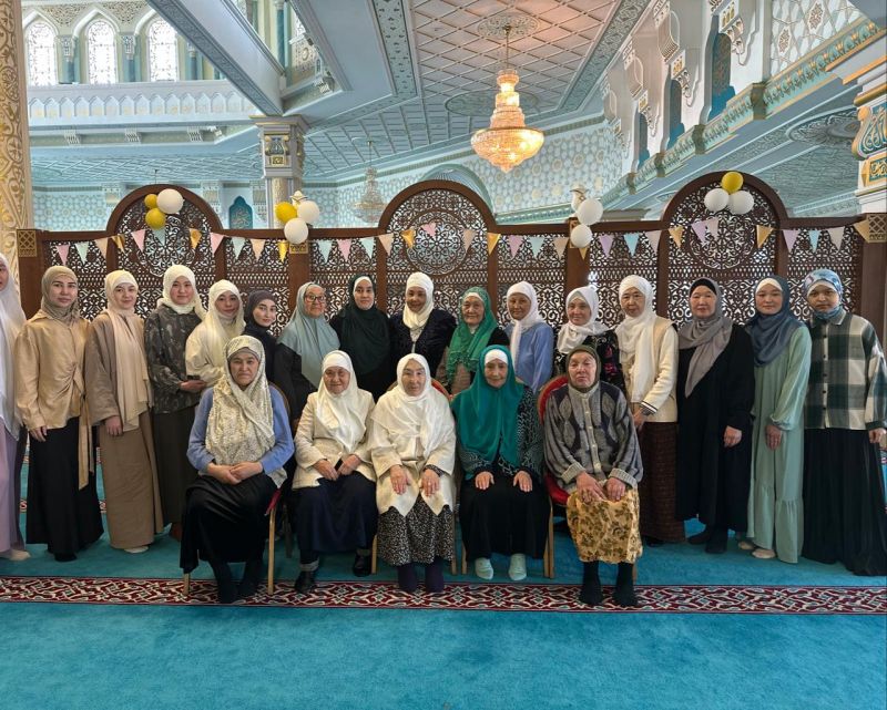«Әнет баба» мешітінде әйелдер құран хатымды аяқтады