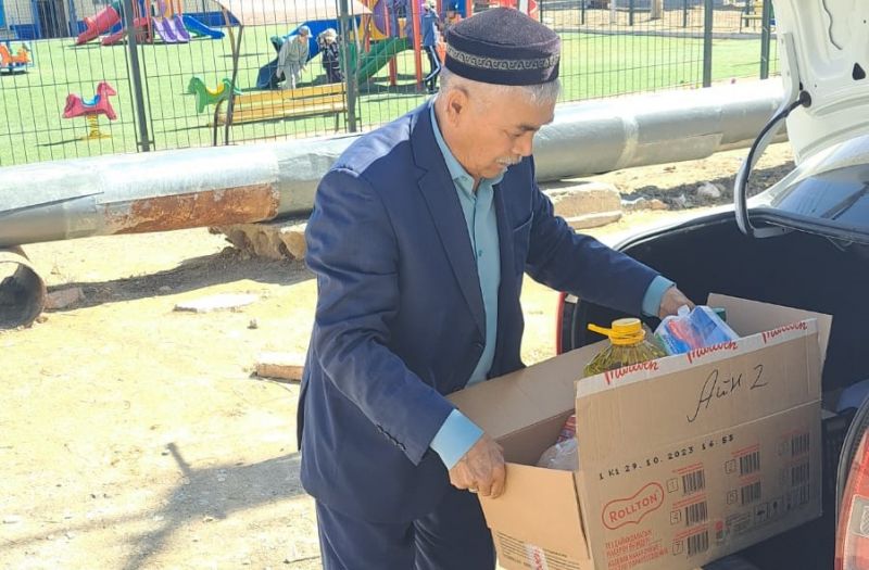 «Жомарт жұма» қайырымдылық акциясы Ақжал кентінде өтті