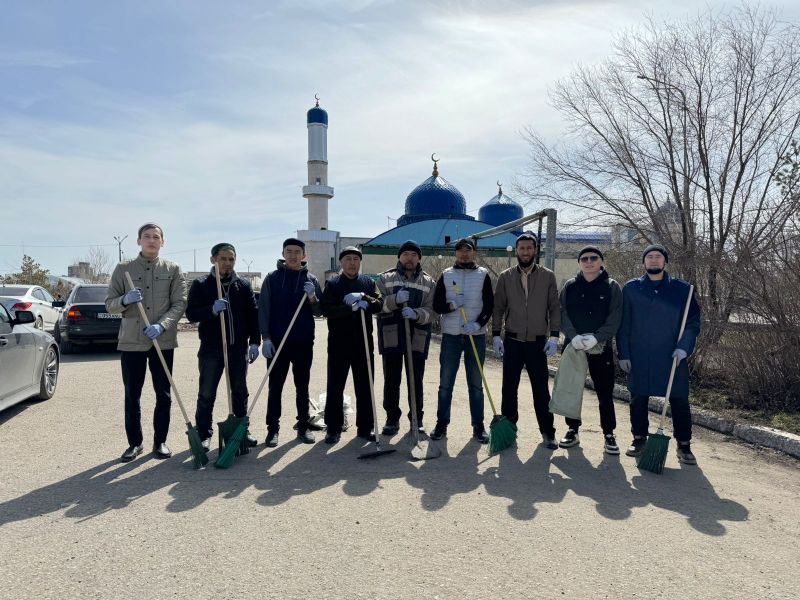 «Әл Машани» мешітінде «Таза әлем» сенбілік жұмыстары ұйымдастырылды