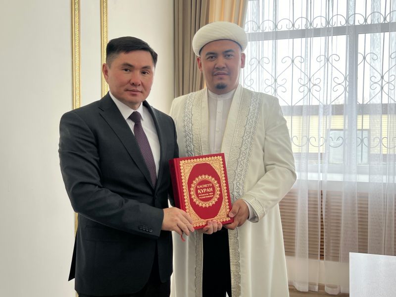 Облыс бас имамы Осакаровка ауданы әкімімен  кездесті