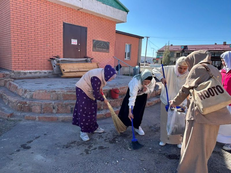 Ағадыр кентінде сенбілік жұмыстары жүргізілді