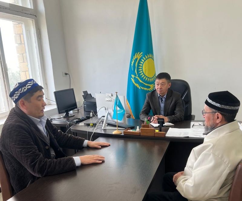 Аудан имамы Егіндібұлақ ауылының әкімімен жүздесті