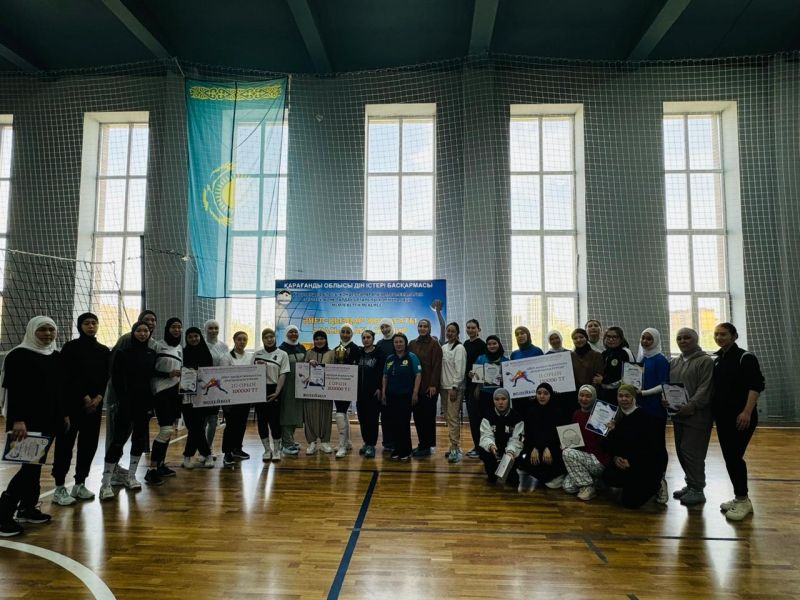Әйелдер жамағаты арасында волейболдан жарыс өтті 