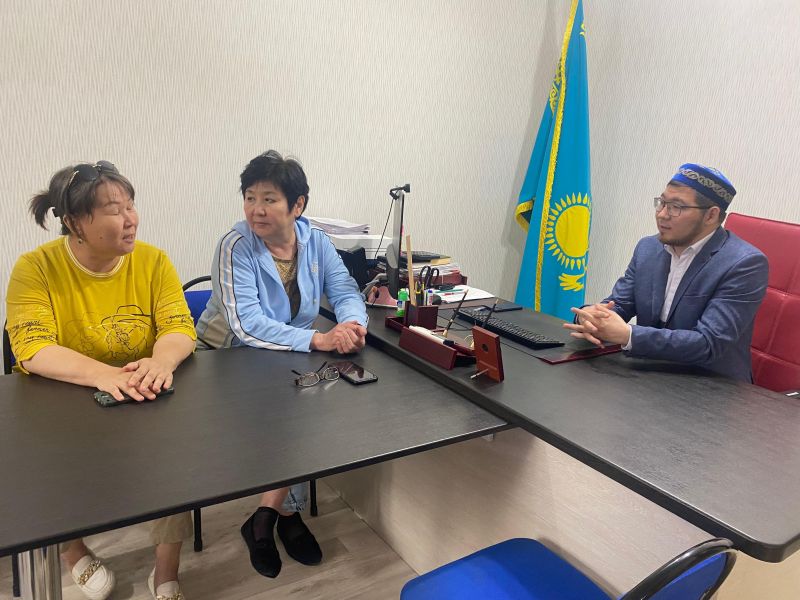 Жұмыспен қамту мекемесінде кездесу өтті