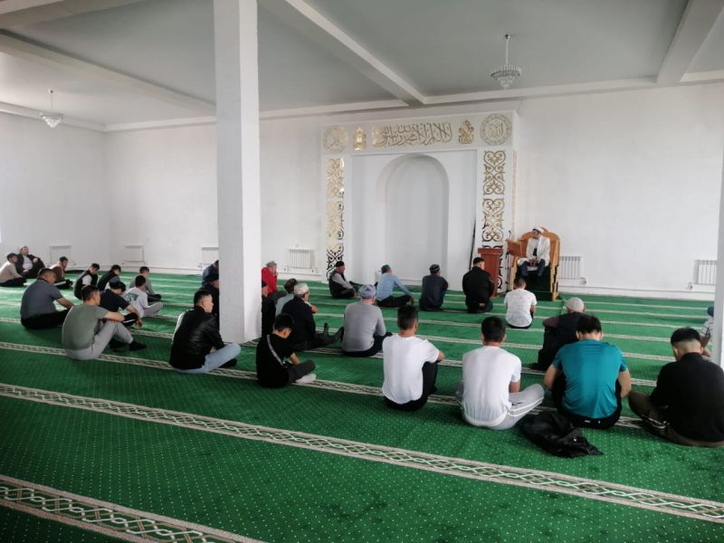 Приозёрск қалалық мешітінің жамағатымен кездесу өтті