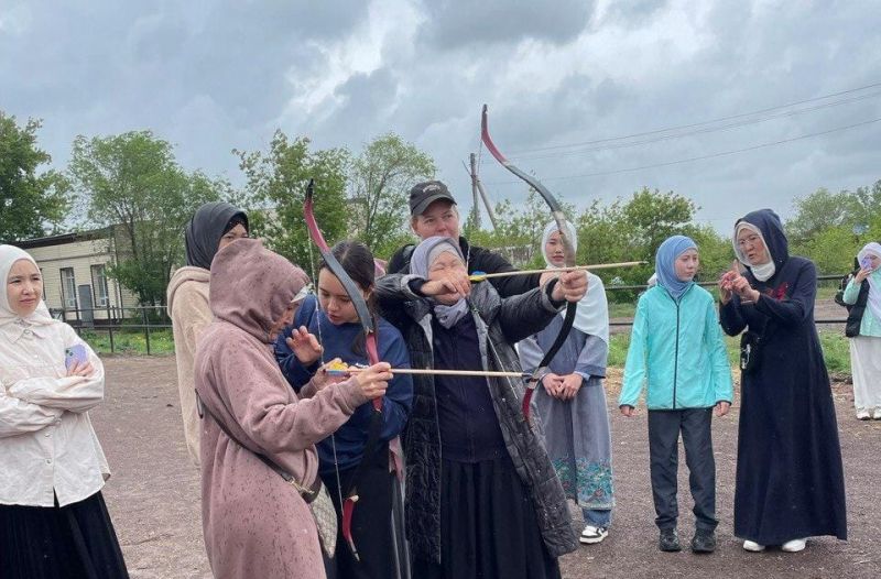 «Қажыбай қажы» мешітінде садақ атудан дәріс өтті
