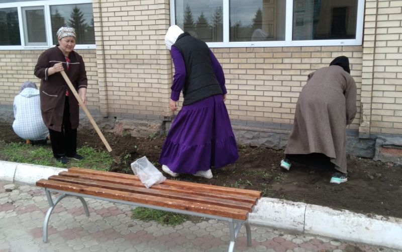 «Жақып Ақбай» мешітінде тал отырғызылды