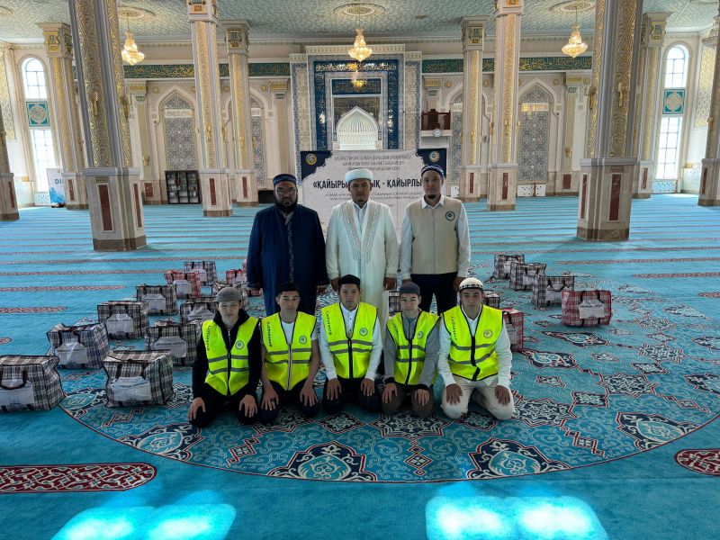 «Зекет және қайырымдылық» қоры 50 отбасыға азық-түлік үлестірді