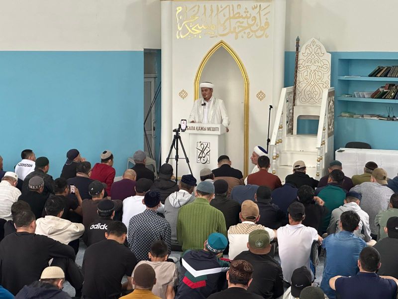 Облыс бас имамы «Бала қажы» мешітінде жұма уағызын айтты
