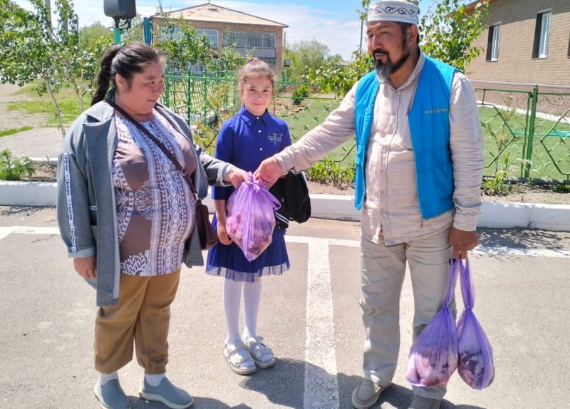 «Жұмабек Тәшен» мешітінде қайырымдылық шарасы өтті