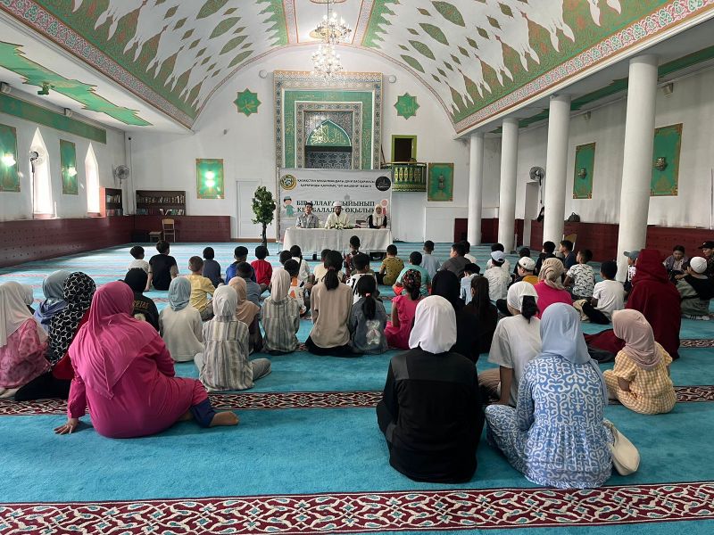 «Әл Машани» мешітінде жазғы сауат ашу  дәрісі  басталды