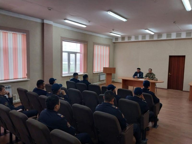  №6 өрт сөндірушілер бөлімшесінде кездесу өтті