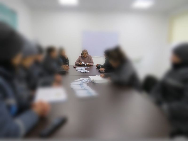 Түзету мекемесінде кездесу өтті