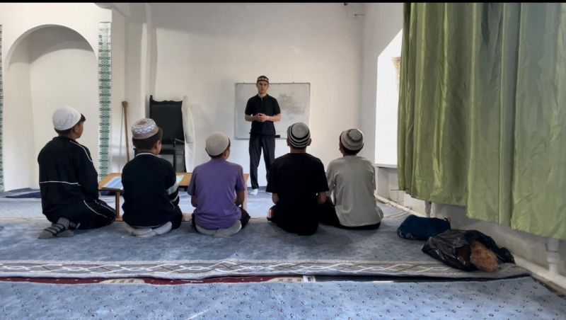 Жазғы дәріс Қарабас кенті мешітінде жалғасуда