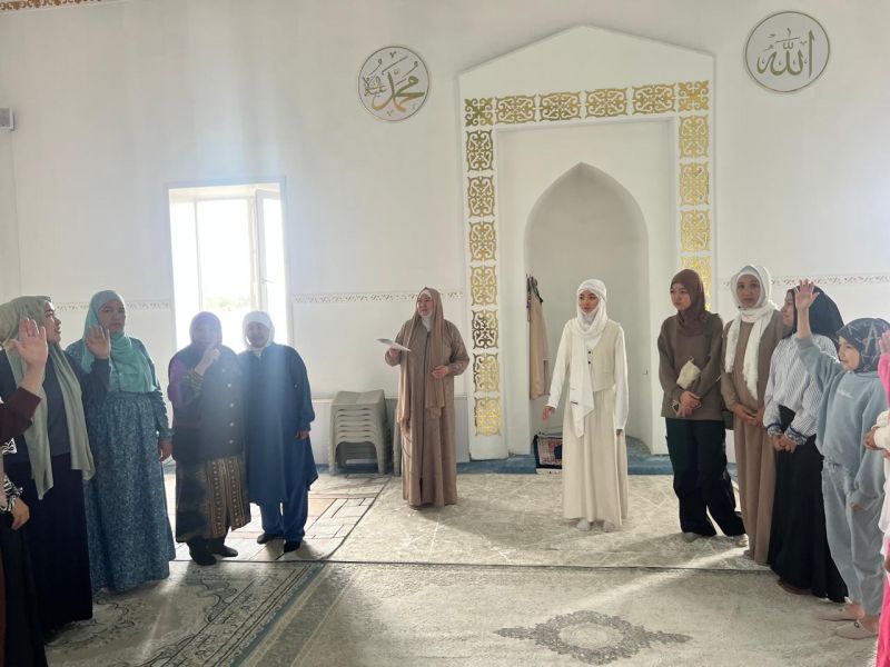 Иса молла мешітінде білім сайысы өтті