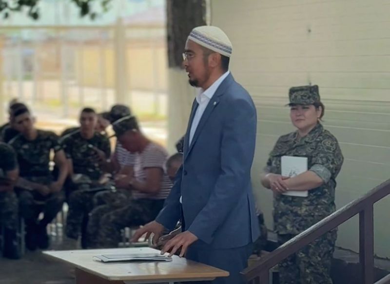 Ұлттық ұлан жас сарбаздармен кездесу өтті