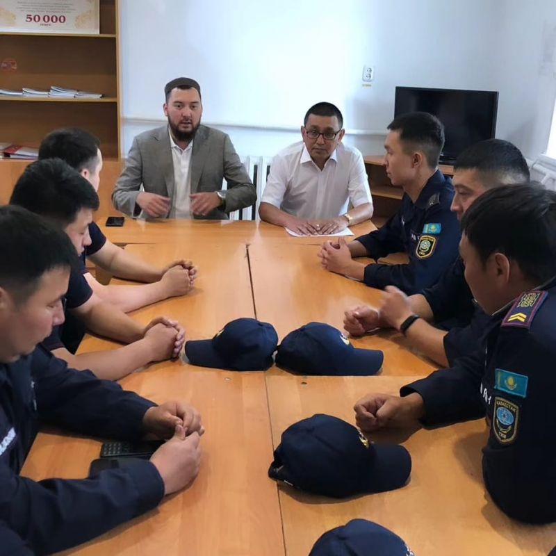 Қарқаралы қаласы ТЖМ қызметкерлерімен кездесу өтті