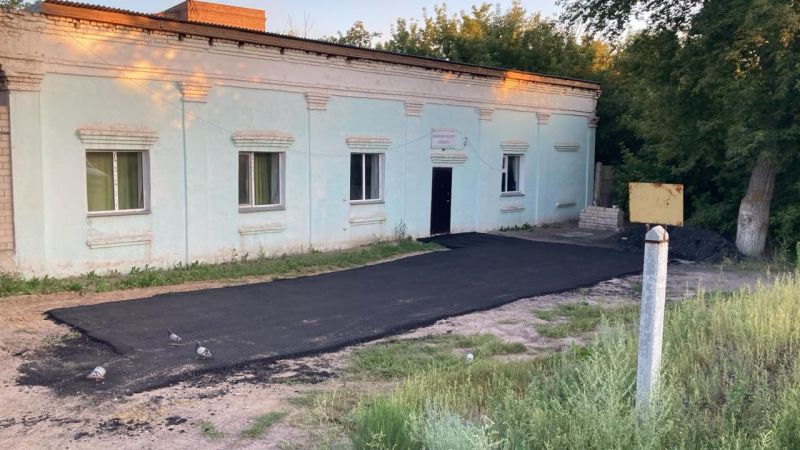 Қарабас кенті мешіті ауласына тас жолы төселді