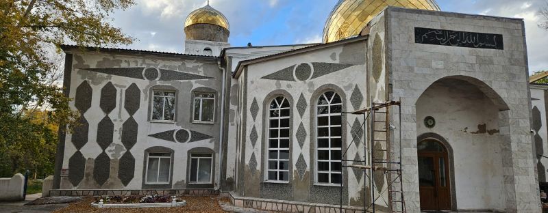 Саран қалалық мешітінде күрделі жөндеу жұмыстары жүргізілуде