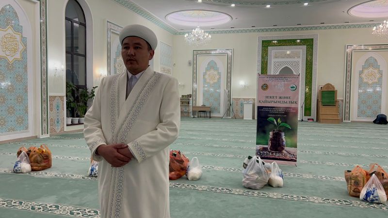 «Төлеутай ата» мешітінде қайырымдылық шарасы жүзеге асты