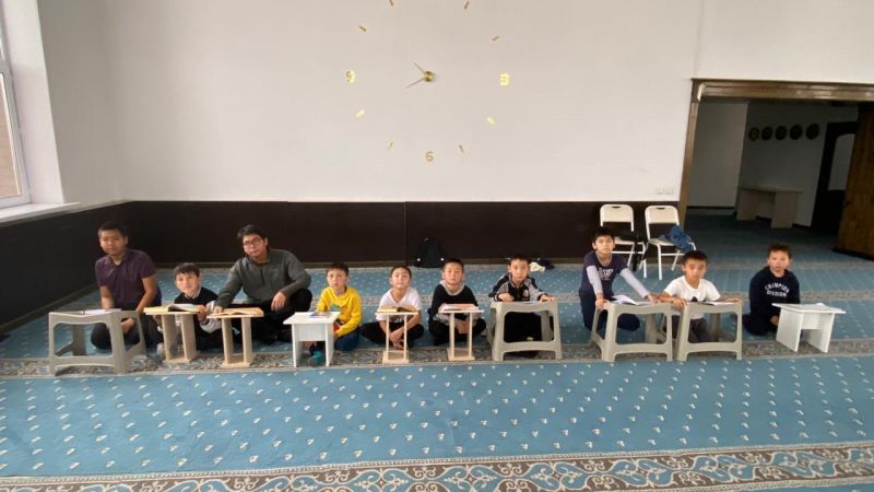«Қажыбай қажы» мешітінде балаларға насихат айтылды