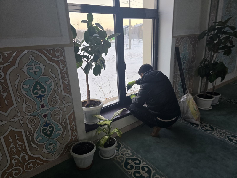«Төлеутай ата» мешіті қысқы дайындық жұмыстарын пысықтады