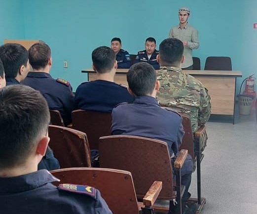 Қарабас ауылы мешітінің имамы өрт сөндірушілерге насихат айтты
