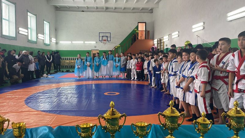 «Жыржыс қажы» мешіті қазақ күресінен сайыс өткізді